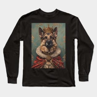 German Shepherd The King Long Sleeve T-Shirt